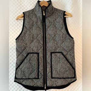 LIKE NEW J Crew Herringbone Print Vest